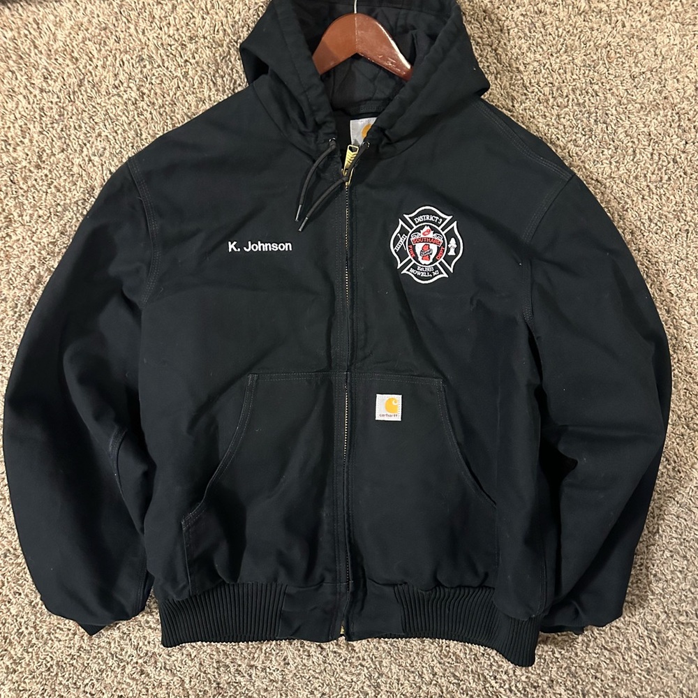 Carhartt Black Hooded Jacket